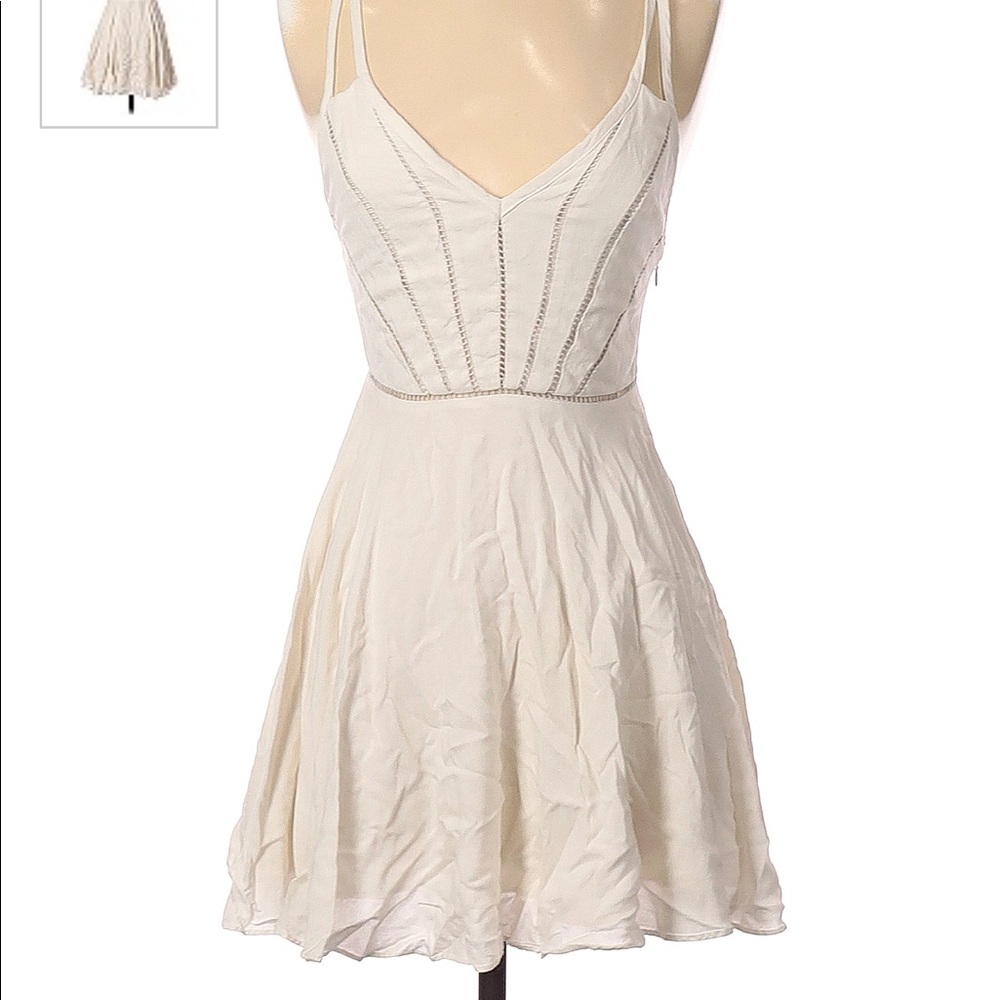 White urban outfitters flowy mini dress